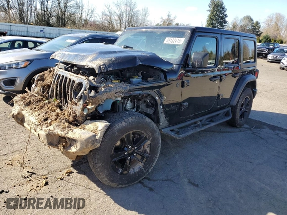 2023 Jeep Wrangler Sport S с VIN 1C4HJXDNXPW639055, выставлен на аукционе Copart как лот 48132415 с пробегом 50 853 миль миль и Списание • Salvage title. История ставок и продаж доступна на DreamBid. Изображение 1.