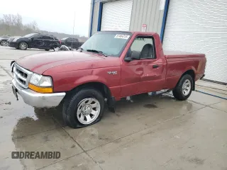 2000 Ford Ranger XL with VIN 1FTYR10C1YPC03166, listed as a Copart auction lot 51484215 with 116,072 mi miles and Salvage Title. Bid and sale history available at carsss.com. Image 1.