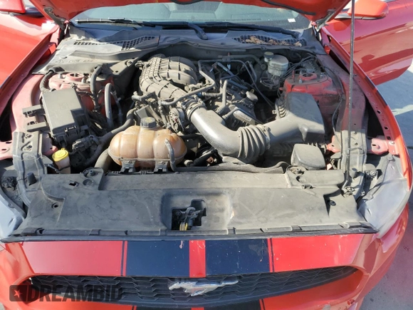 2015 Ford Mustang V6 with VIN 1FA6P8AM3F5345921, listed as a Copart auction lot 59231455 with 130,844 mi miles and Salvage title. Bid and sale history available at DreamBid. Image 11.