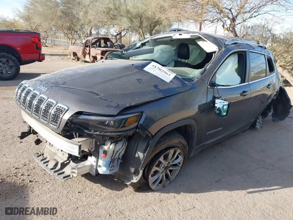 2019 Jeep Cherokee Latitude Plus with VIN 1C4PJMLX6KD431210, listed as a IAAI auction lot 41702961 with 1 mi miles. Bid and sale history available at carsss.com. Image 16.