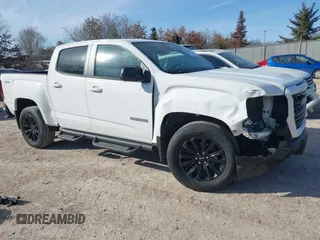 2021 GMC Canyon 4WD Elevation with VIN 1GTG6CEN2M1135306, listed as a IAAI auction lot 41763075 with 116,981 mi miles. Bid and sale history available at carsss.com. Image 1.