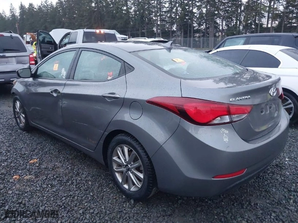 2014 Hyundai Elantra Limited with VIN 5NPDH4AE8EH465342, listed as a IAAI auction lot 41343515 with 1 mi miles. Bid and sale history available at carsss.com. Image 3.
