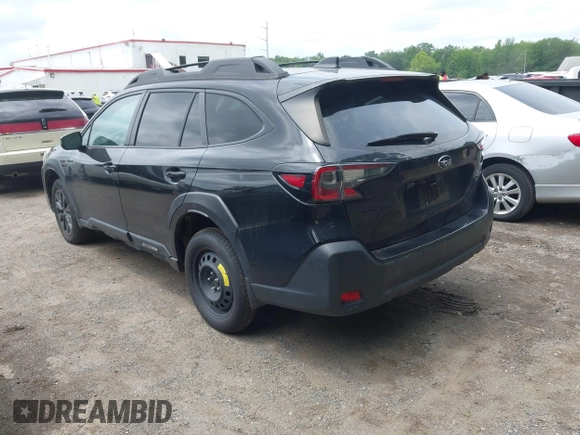 2023 Subaru Outback Onyx with VIN 4S4BTAJC8P3129347, listed as a IAAI auction lot 42741518 with 29,275 mi miles and . Bid and sale history available at DreamBid. Image 3.