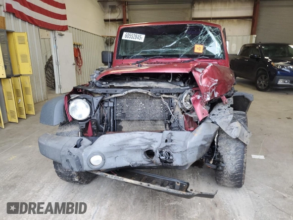 2013 Jeep Wrangler Unlimited Sport RHD with VIN 1C4BJWKGXDL517345, listed as a Copart auction lot 60552845 with 169,064 mi miles and Salvage title. Bid and sale history available at DreamBid. Image 5.