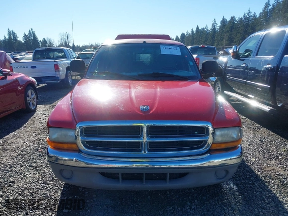 1997 Dodge Dakota with VIN 1B7GL23X1VS178361, listed as a IAAI auction lot 41546722 with 196,329 mi miles. Bid and sale history available at carsss.com. Image 12.