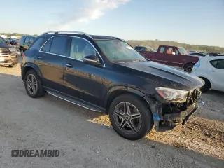 2022 Mercedes-Benz GLE 350 with VIN 4JGFB4KB0NA709549, listed as a Copart auction lot 57390995 with 24,344 mi miles and Salvage title. Bid and sale history available at DreamBid. Image 4.