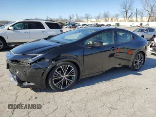 2023 Toyota Prius LE with VIN JTDACAAU5P3002371, listed as a Copart auction lot 49749655 with 40,245 mi miles and Salvage Title. Bid and sale history available at carsss.com. Image 1.