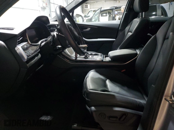2020 Audi Q7 Premium Plus with VIN WA1LJAF71LD013450, listed as a Copart auction lot 44107015 with 74,335 mi miles and Salvage title. Bid and sale history available at DreamBid. Image 7.