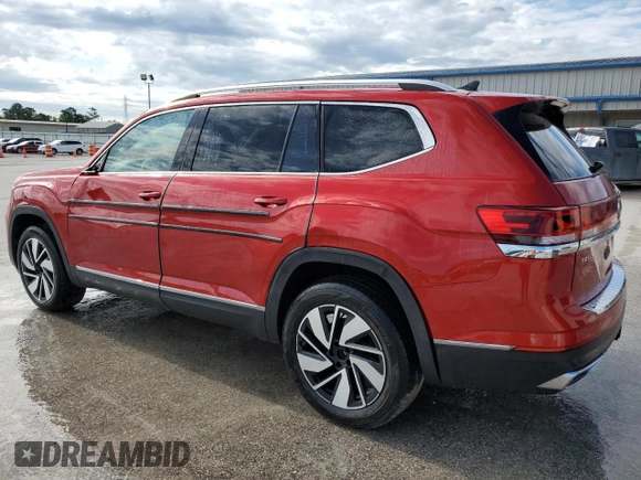 2024 Volkswagen Atlas SEL with VIN 1V2BR2CA3RC533646, listed as a Copart auction lot 56513415 with 10,498 mi miles and Clean title. Bid and sale history available at DreamBid. Image 2.