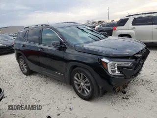 2022 GMC Terrain SLT with VIN 3GKALPEV9NL179789, listed as a Copart auction lot 89206215 with Not provided miles and Salvage title. Bid and sale history available at DreamBid. Image 4.