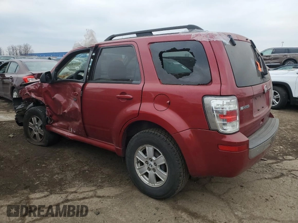 2010 Mercury Mariner with VIN 4M2CN8B70AKJ20968, listed as a Copart auction lot 82691844 with 0 mi miles and Clean Title. Bid and sale history available at carsss.com. Image 2.