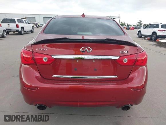 2014 Infiniti Q50 Premium z VIN JN1BV7AP8EM673359, wystawiony jako IAAI lot #42300427 z przebiegiem 118 779 mil mil oraz . Historia ofert i sprzedaży dostępna na DreamBid. Obrazek 16.