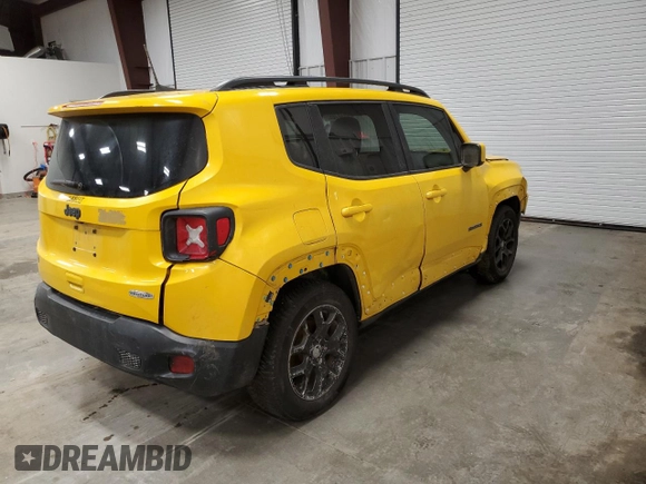 2018 Jeep Renegade Latitude with VIN ZACCJABB5JPJ68563, listed as a Copart auction lot 48377865 with Not provided miles and Salvage title. Bid and sale history available at DreamBid. Image 3.