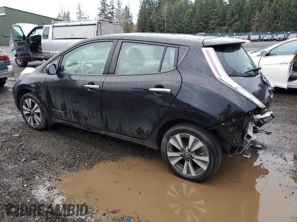 2017 Nissan LEAF SL with VIN 1N4BZ0CP1HC302548, listed as a Copart auction lot 78497793 with 23,375 mi miles and . Bid and sale history available at DreamBid. Image 2.