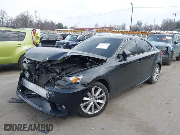 2015 Lexus IS 250 with VIN JTHBF1D21F5059089, listed as a IAAI auction lot 41679418 with 129,697 mi miles and . Bid and sale history available at DreamBid. Image 2.