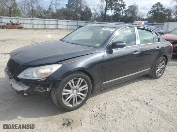 2011 Hyundai Genesis with VIN KMHGC4DF3BU140966, listed as a Copart auction lot 50031075 with 159,260 mi miles and Clean Title. Bid and sale history available at carsss.com. Image 1.