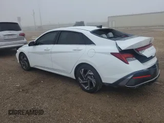 2024 Hyundai Elantra Limited z VIN KMHLP4DG0RU817543, wystawiony jako Copart lot #54535815 z przebiegiem 15 391 mil mil oraz Szkoda całkowita • Salvage title. Historia ofert i sprzedaży dostępna na DreamBid. Obrazek 2.