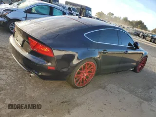 2012 Audi A7 Prestige with VIN WAUSGAFC8CN015376, listed as a Copart auction lot 41500135 with 109,981 mi miles and Salvage title. Bid and sale history available at DreamBid. Image 3.