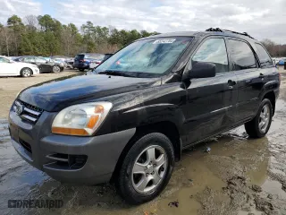 2008 Kia Sportage LX with VIN KNDJF724587470507, listed as a Copart auction lot 85242784 with 115,711 mi miles and Salvage Title. Bid and sale history available at carsss.com. Image 1.
