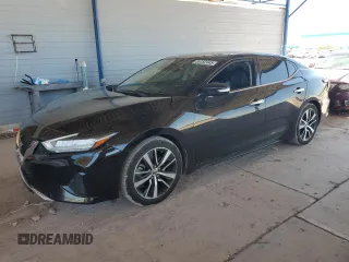 2021 Nissan Maxima SV with VIN 1N4AA6CV0MC511360, listed as a Copart auction lot 55152445 with 90,952 mi miles and Salvage title. Bid and sale history available at DreamBid. Image 1.