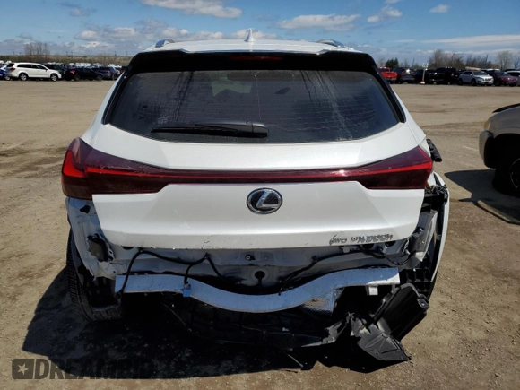 2025 Lexus UX 300h z VIN JTHUCJDHXS2001225, wystawiony jako Copart lot #55670245 z przebiegiem 4 205 mil mil oraz Czysty tytuł • Clean title. Historia ofert i sprzedaży dostępna na DreamBid. Obrazek 6.