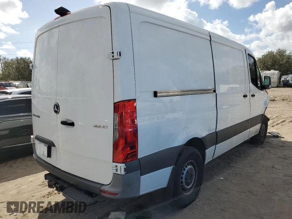 2022 Mercedes-Benz Sprinter Cargo Cargo with VIN W1Y40BHY9NT084649, listed as a Copart auction lot 78318624 with Not Provided miles and Non Repairable. Bid and sale history available at DreamBid. Image 3.