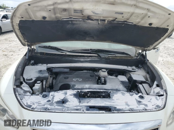 2015 Infiniti QX60 with VIN 5N1AL0MM3FC512041, listed as a Copart auction lot 51997155 with 117,620 mi miles and Salvage Title. Bid and sale history available at DreamBid. Image 12.