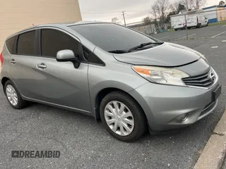 2014 Nissan Note S Plus with VIN 3N1CE2CP7EL400749, listed as a Copart auction lot 51855435 with 128,096 mi miles and Clean Title. Bid and sale history available at DreamBid. Image 1.