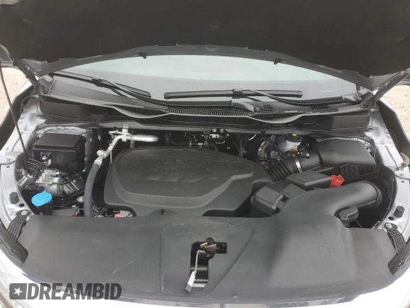 2024 Honda Odyssey EX-L with VIN 5FNRL6H63RB046690, listed as a Copart auction lot 55669855 with 7,829 mi miles and Salvage Title. Bid and sale history available at DreamBid. Image 12.