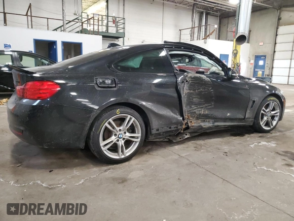 2015 BMW 4 Series 428i xDrive z VIN WBA3N9C56FK246152, wystawiony jako Copart lot #88752565 z przebiegiem 56 233 mil mil oraz Szkoda całkowita • Salvage title. Historia ofert i sprzedaży dostępna na DreamBid. Obrazek 3.