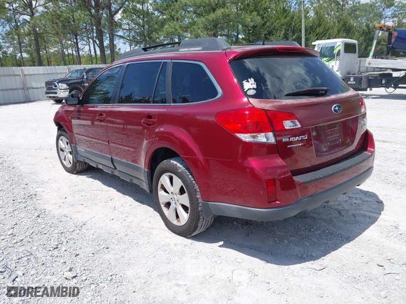 2012 Subaru Outback 3.6R Limited with VIN 4S4BRDKC3C2280725, listed as a IAAI auction lot 42023132 with 154,415 mi miles. Bid and sale history available at carsss.com. Image 3.