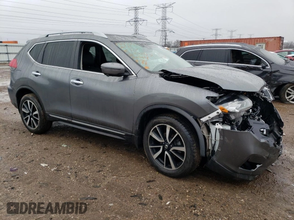 2019 Nissan Rogue SL with VIN 5N1AT2MVXKC723493, listed as a Copart auction lot 73291212 with 0 mi miles. Bid and sale history available at carsss.com. Image 4.