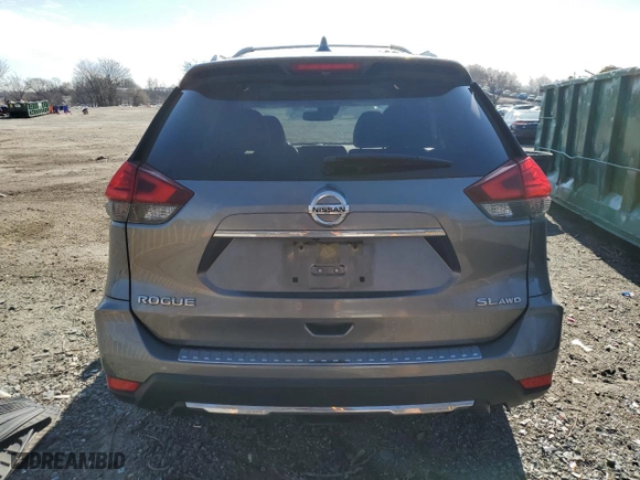 2017 Nissan Rogue SL with VIN JN8AT2MV0HW270422, listed as a Copart auction lot 48296375 with 103,883 mi miles and Salvage Title. Bid and sale history available at carsss.com. Image 6.