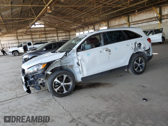2016 Kia Sorento EX with VIN 5XYPHDA16GG145280, listed as a Copart auction lot 51829755 with 122,167 mi miles and Salvage title. Bid and sale history available at DreamBid. Image 1.