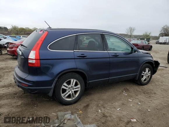 2011 Honda CR-V EX-L with VIN 5J6RE4H70BL102105, listed as a Copart auction lot 52649915 with 144,368 mi miles and Salvage Title. Bid and sale history available at carsss.com. Image 3.
