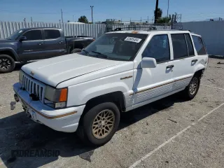 1995 Jeep Grand Cherokee with VIN 1J4FX78S8SC685834, listed as a Copart auction lot 52605404 with 218,705 mi miles and Salvage title. Bid and sale history available at DreamBid. Image 1.