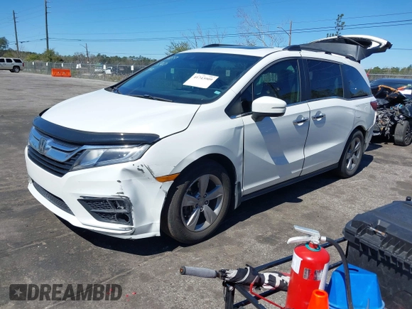 2020 Honda Odyssey EX-L с VIN 5FNRL6H79LB025360, выставлен на аукционе IAAI как лот 41743909 с пробегом 50 942 миль миль и . История ставок и продаж доступна на DreamBid. Изображение 2.