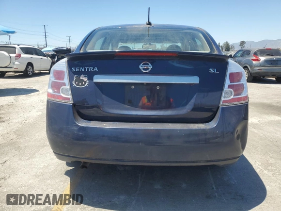 2012 Nissan Sentra SR with VIN 3N1AB6AP4CL643250, listed as a Copart auction lot 64208835 with 52,536 mi miles and Salvage title. Bid and sale history available at DreamBid. Image 6.