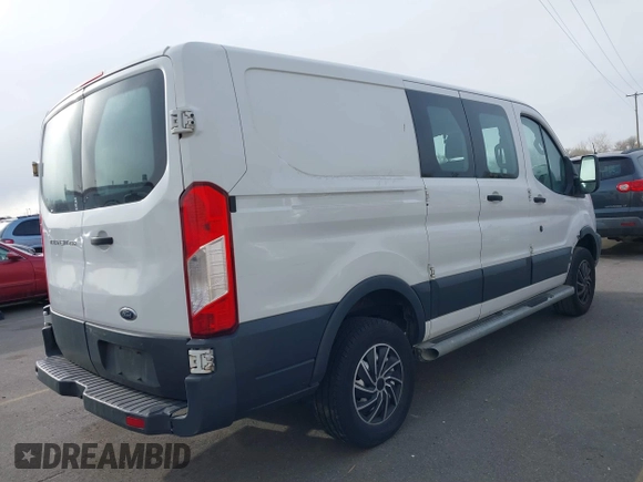 2015 Ford Transit Cargo with VIN 1FTNR1ZM7FKB03582, listed as a IAAI auction lot 41496652 with 205,663 mi miles and . Bid and sale history available at DreamBid. Image 4.