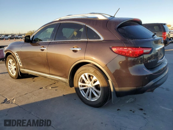2013 Infiniti FX z VIN JN8CS1MU3DM140055, wystawiony jako Copart lot #80255094 z przebiegiem 153 575 mil mil oraz Szkoda całkowita • Salvage title. Historia ofert i sprzedaży dostępna na DreamBid. Obrazek 2.