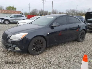 2011 Buick Regal CXL Turbo TO7 with VIN W04G15GV2B1063778, listed as a Copart auction lot 43697625 with 118,342 mi miles and Salvage title. Bid and sale history available at DreamBid. Image 1.