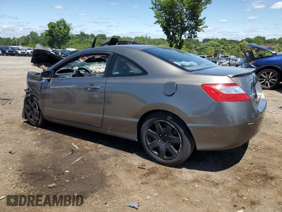 2008 Honda Civic Cpe LX with VIN 2HGFG12678H526728, listed as a Copart auction lot 88796065 with 193,445 mi miles and Non Repairable. Bid and sale history available at carsss.com. Image 2.