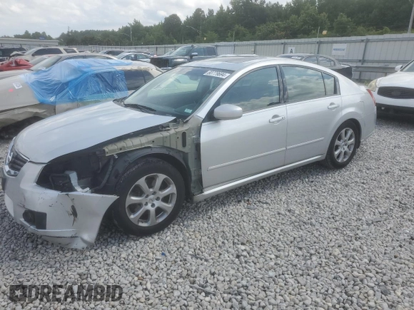 2008 Nissan Maxima 3.5 SE with VIN 1N4BA41E08C825463, listed as a Copart auction lot 60779694 with 143,191 mi miles and Clean Title. Bid and sale history available at carsss.com. Image 1.