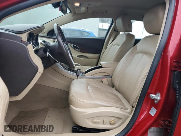 2012 Buick LaCrosse Leather z VIN 1G4GC5E36CF330311, wystawiony jako Copart lot #43263345 z przebiegiem 76 079 mil mil oraz Szkoda całkowita • Salvage title. Historia ofert i sprzedaży dostępna na DreamBid. Obrazek 7.