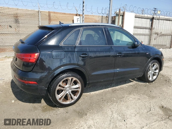 2018 Audi Q3 Premium with VIN WA1BCCFS0JR013994, listed as a Copart auction lot 55537385 with 145,607 mi miles and Clean title. Bid and sale history available at DreamBid. Image 3.