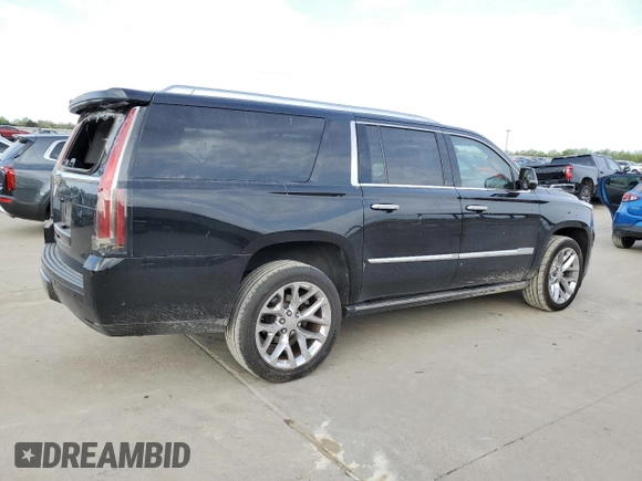 2017 Cadillac Escalade ESV Premium Luxury z VIN 1GYS4JKJ0HR325810, wystawiony jako Copart lot #50097365 z przebiegiem 114 519 mil mil oraz Szkoda całkowita • Salvage title. Historia ofert i sprzedaży dostępna na DreamBid. Obrazek 3.