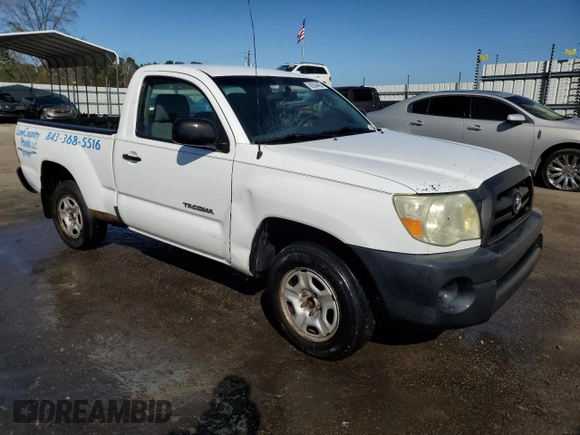 2007 Toyota Tacoma with VIN 5TENX22N27Z398022, listed as a Copart auction lot 89304425 with 332,576 mi miles and Salvage Title. Bid and sale history available at carsss.com. Image 4.