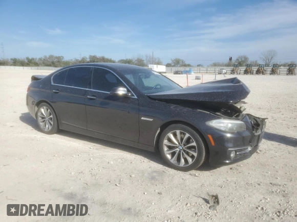 2014 BMW 5 Series 528i with VIN WBA5A5C54ED510906, listed as a Copart auction lot 49529525 with 163,039 mi miles and Salvage Title. Bid and sale history available at carsss.com. Image 4.