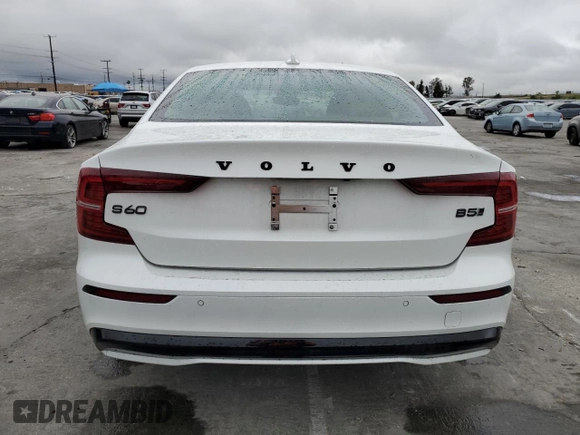 2024 Volvo S60 Plus Black Edition with VIN 7JRL12TH2RG313063, listed as a Copart auction lot 51100855 with 26,029 mi miles and Salvage title. Bid and sale history available at DreamBid. Image 6.