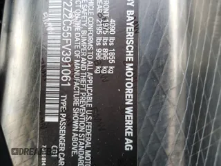 2015 BMW i8 z VIN WBY2Z2C55FV391061, wystawiony jako Copart lot #67933554 z przebiegiem 28 047 mil mil oraz Szkoda całkowita • Salvage title. Historia ofert i sprzedaży dostępna na DreamBid. Obrazek 12.